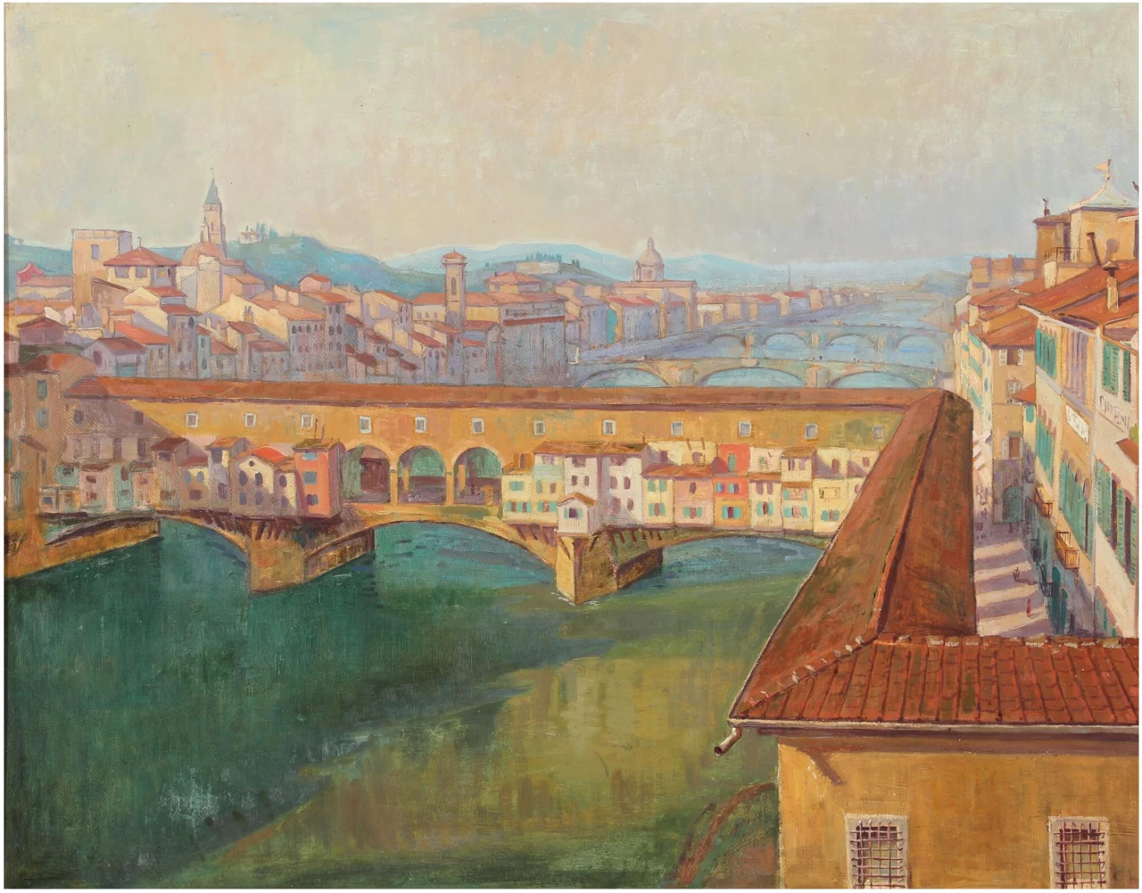 Lili Elbe - Il Ponte Vecchio a Firenze